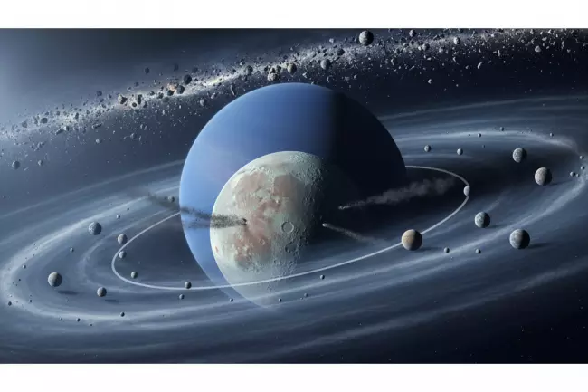 Ретроградная орбита Тритона и пояс Койпера