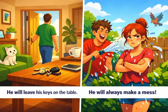 Will для привычного поведения и типичных действий