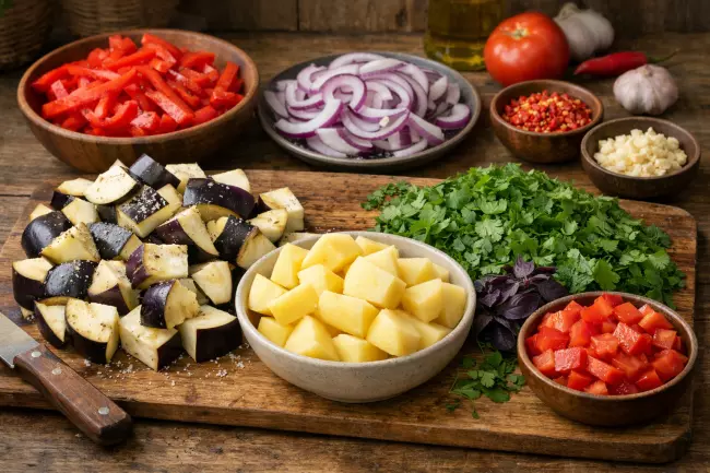 Классический аджапсандали по-грузински рецепт