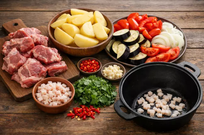 Чанахи из баранины по-грузински рецепт