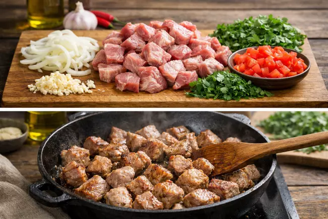 Чашушули из свинины по-грузински рецепт