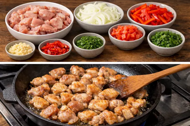 Чашушули из курицы по-грузински рецепт