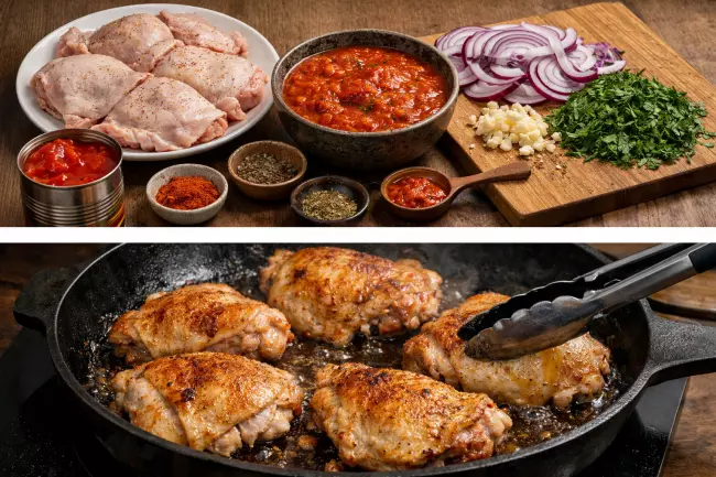 Курица в аджике по-грузински рецепт