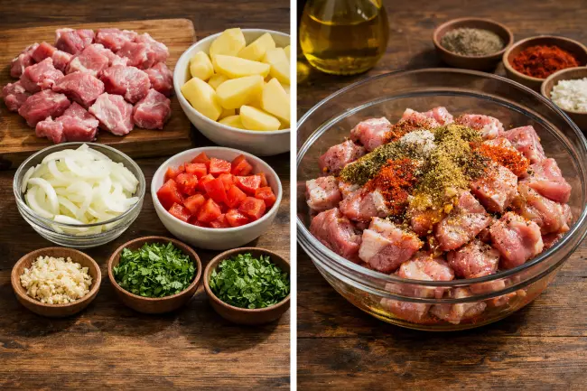 Оджахури со свининой по-грузински рецепт