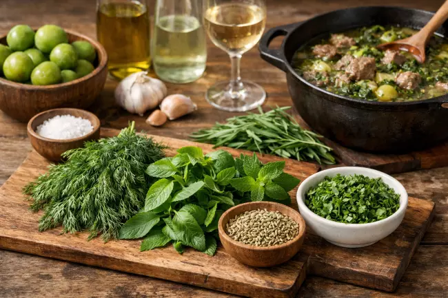 Чакапули с говядиной без тархуна