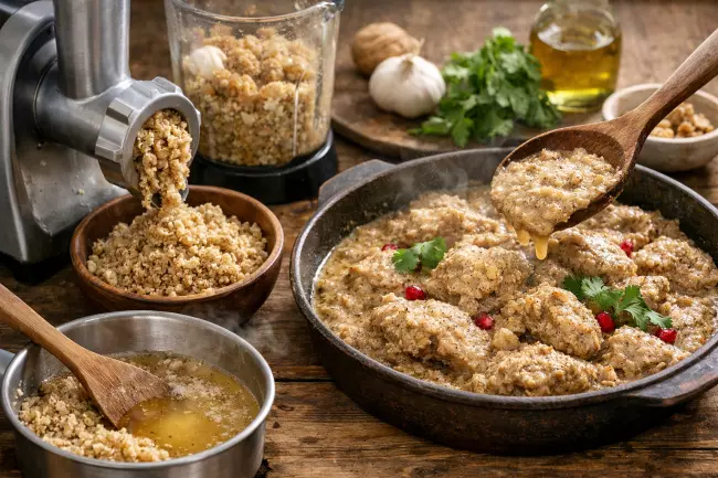 Курица с грецкими орехами по-грузински