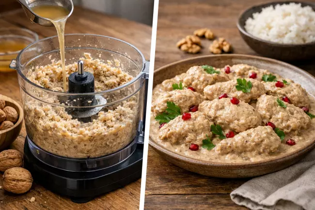 Сациви из курицы с густым ореховым соусом