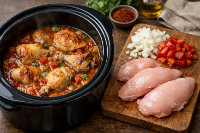 Чахохбили из курицы в мультиварке по-грузински