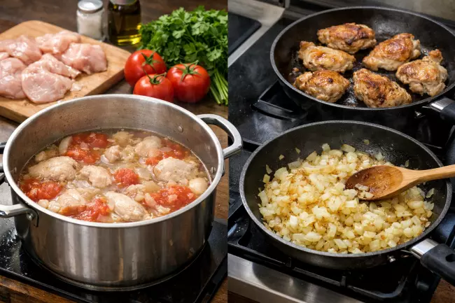 Ошибки приготовления чахохбили из курицы