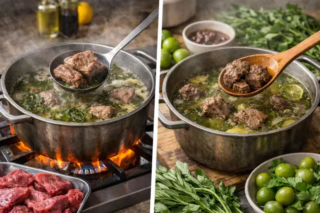 Ошибки приготовления чакапули с говядиной