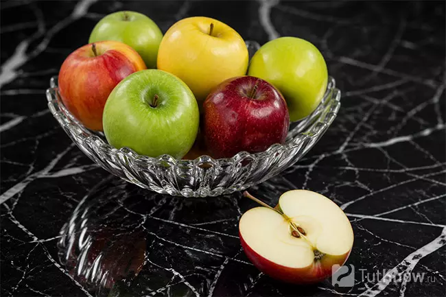 Яблоки разных сортов - что выбрать для салата