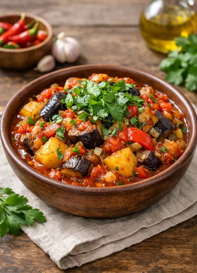 Классический аджапсандали по-грузински рецепт и ингредиенты