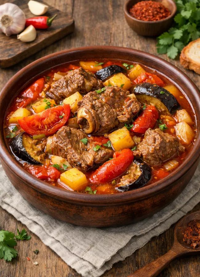 Чанахи из баранины по-грузински рецепт