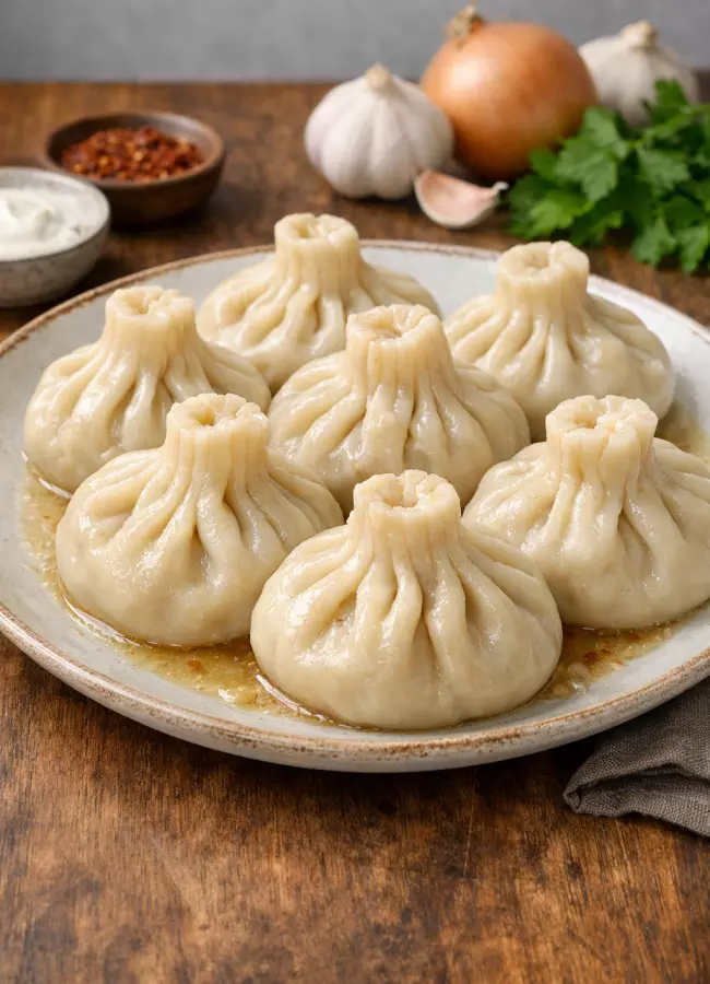 Хинкали с говядиной и свининой рецепт