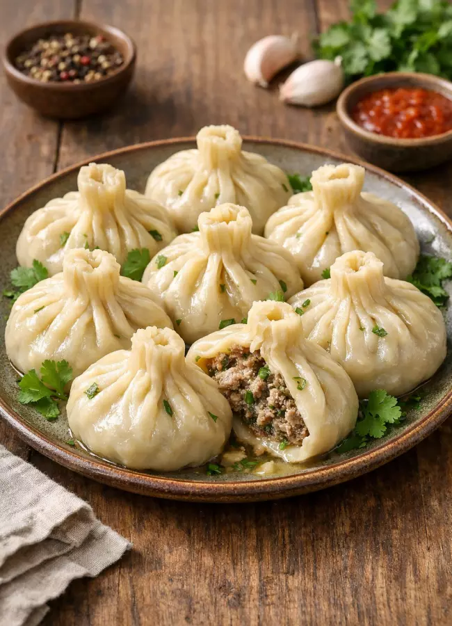 Хинкали с мясом по-грузински рецепт