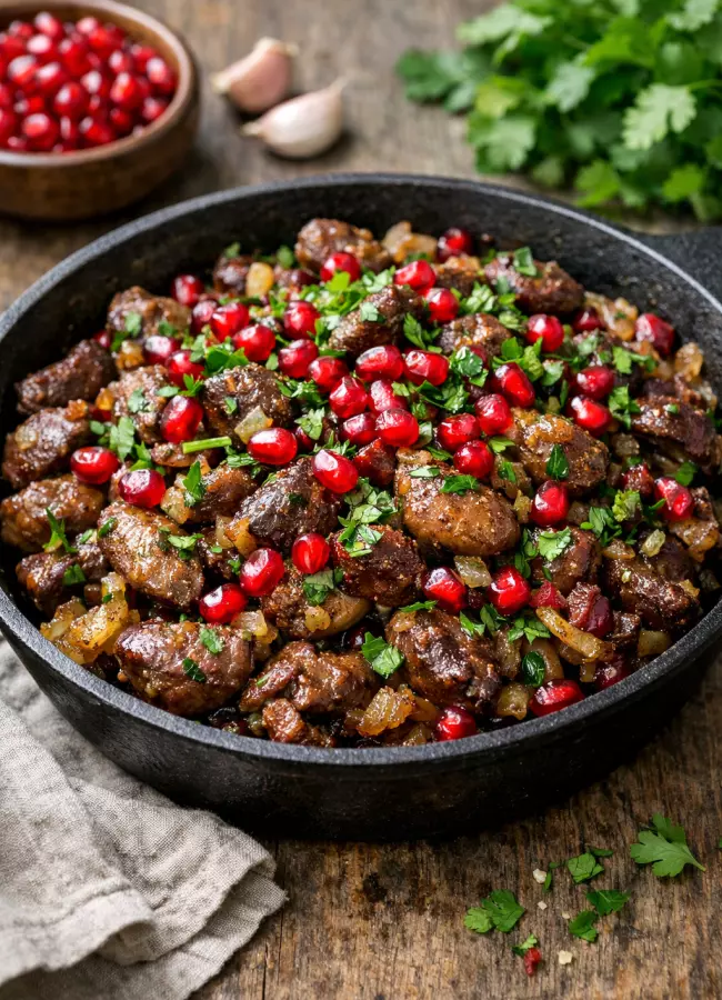 Кучмачи по-грузински из куриных потрохов рецепт
