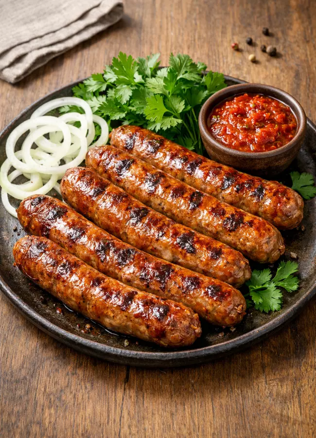 Купаты по-грузински на мангале с корочкой