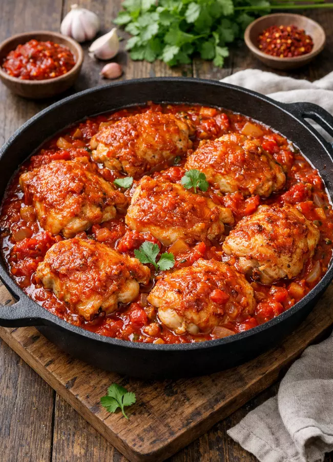 Курица в аджике по-грузински рецепт