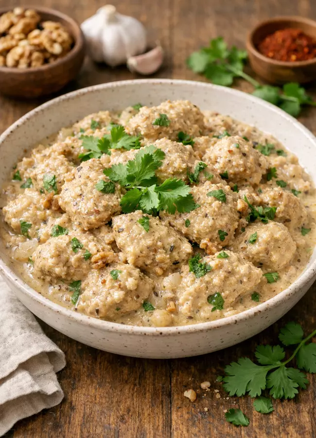 Курица в ореховом соусе по-грузински рецепт
