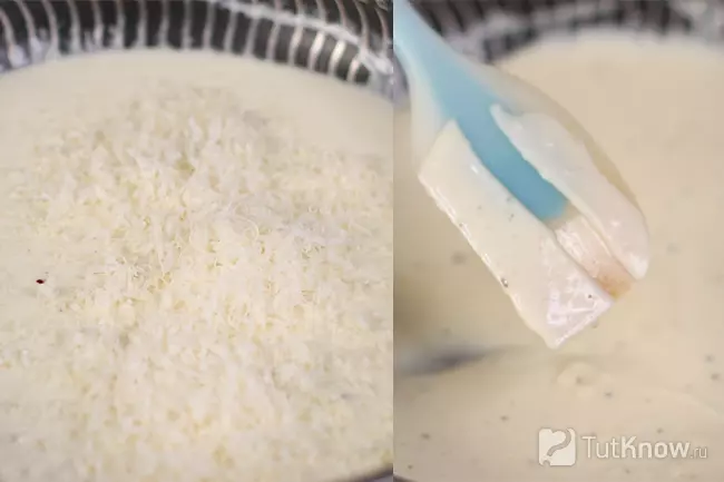 Готовый сливочный соус с пармезаном для пасты фетучини