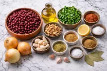 Ингредиенты для лобио