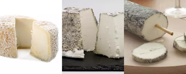 Сыры: Crottin de Chavignol, Valençay и Sainte-Maure de Touraine