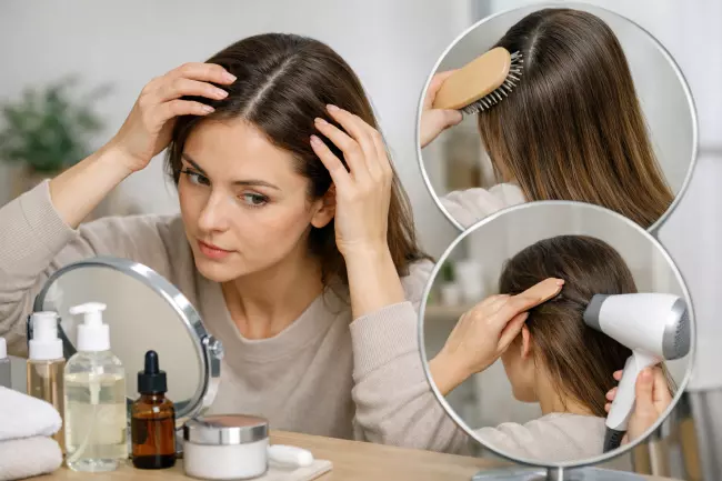 Уход за кожей головы и типы кожи