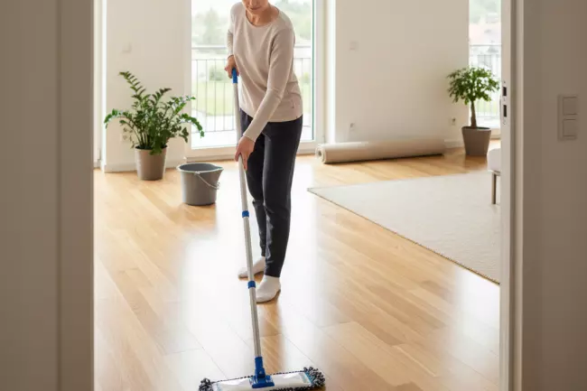 Как мыть пол без разводов