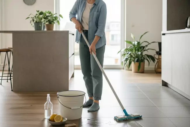 Чем мыть пол без химических средств