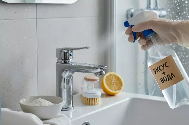 Народные средства против известкового налёта в ванной