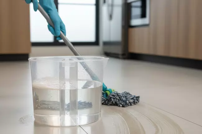 Мытье пола без разводов и усилий