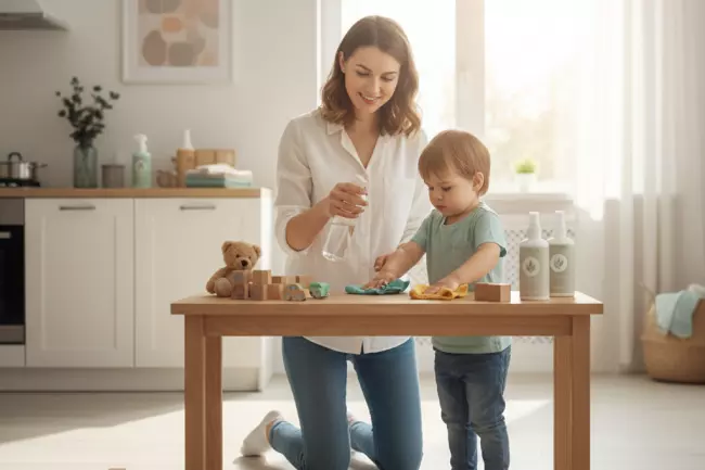 Безопасная бытовая химия для дома с детьми