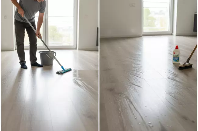 Уход за ламинатом без скольжения и тусклости