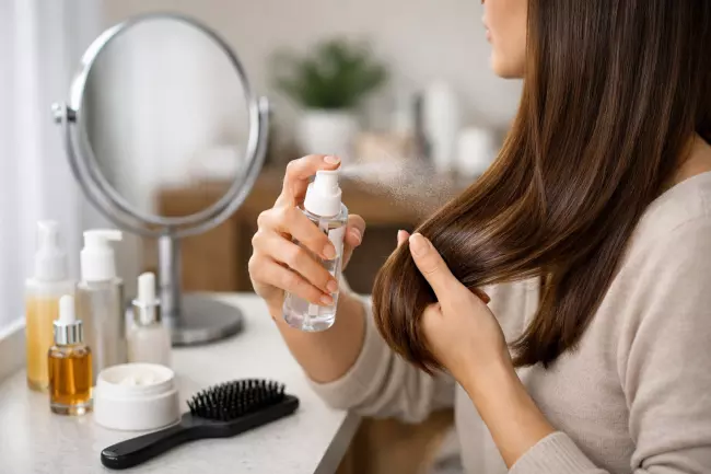 Блеск волос в домашних условиях