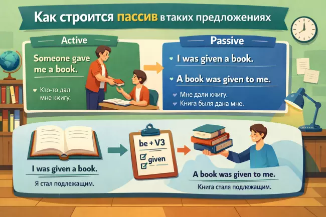 Пассив с двумя дополнениями без ошибок