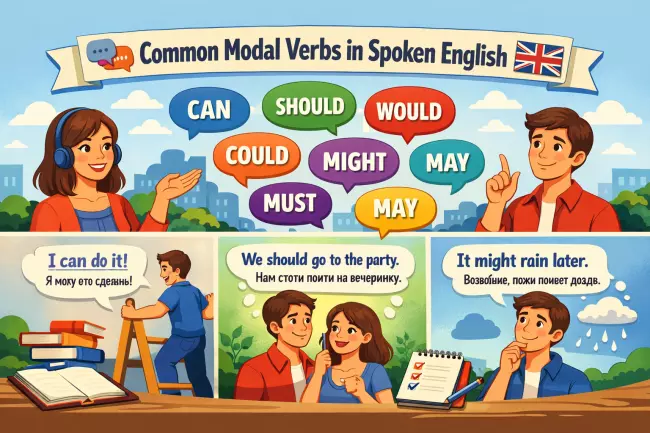 Модальные глаголы в разговорном английском