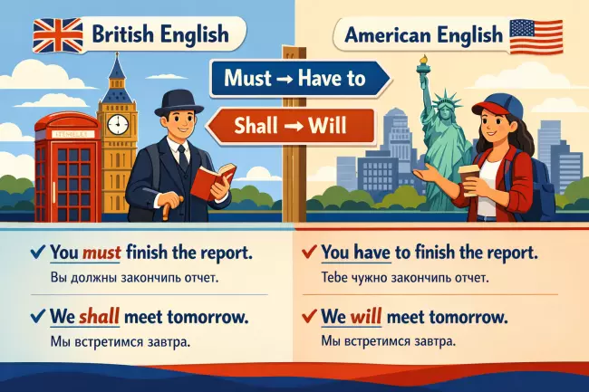 Американские и британские модальные глаголы