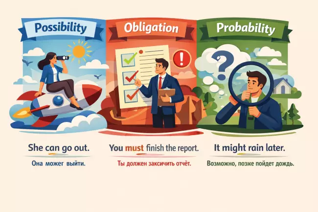 Модальные глаголы: возможность, обязанность, вероятность