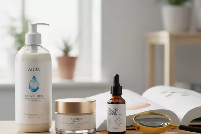 Порядок ингредиентов в составе косметики