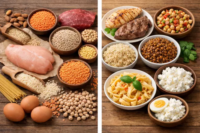 Содержание белка в продуктах на 100 грамм