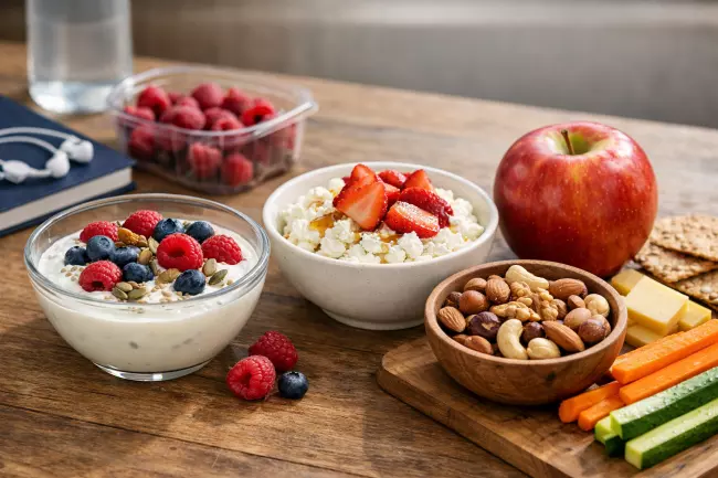 Лучшие продукты для полезных перекусов