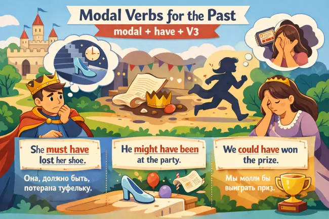 Модальные глаголы в прошедшем времени B1–B2