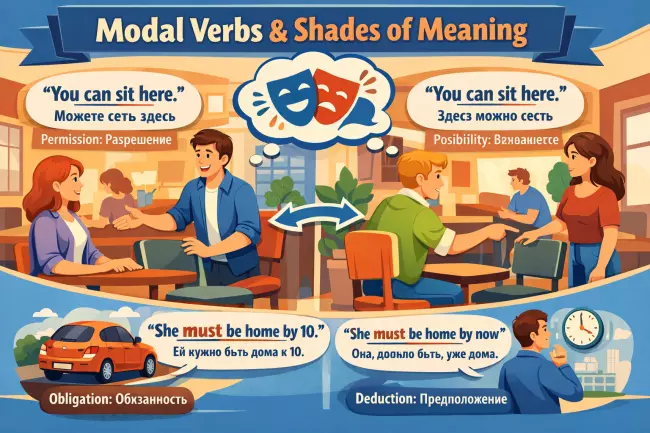 Модальные глаголы и контекст значения