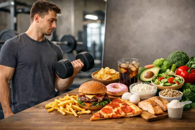 Тренировки и питание для набора формы