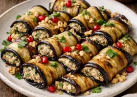 Баклажаны с орехами по-грузински (классика)